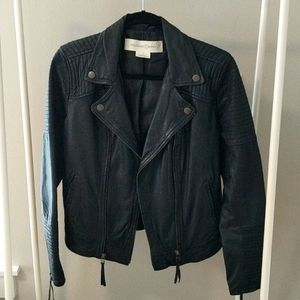 Treasure & Bond genuine leather biker jacket
